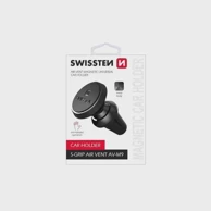 SWISSTEN Držač za mobitel metalni magnet za ventilaciju S-GRIP AIR VENT AV-M9 crni