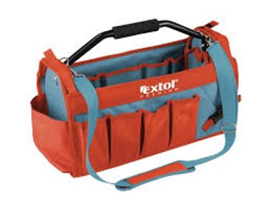 EXTOL PREMIUM Torba za alat, s metalnom ručkom, 49×23×28 cm, 31 džep, najlon