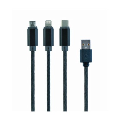 GEMBIRD Kabel GEM-CC-USB2-AM31-1M, USB, 3u1, 1m