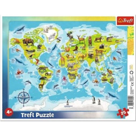 TREFL Puzzle, 25 kom., životinje
