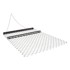 VEVOR Povlačni greben 1520x1240x57 mm, crni