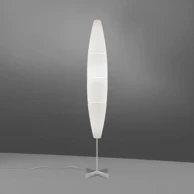 FOSCARINI Stajaća svjetiljka Havana aluminij dimmer, bijela