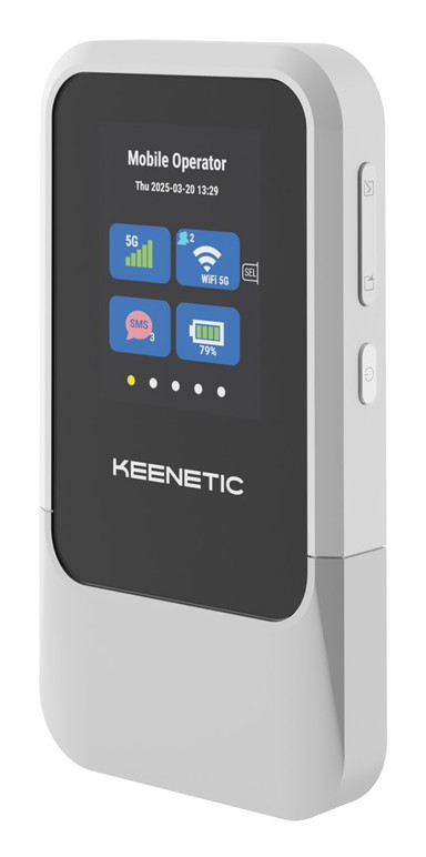 KEENETIC Mobilni modem Roamer 5G KN-5210, Wi-Fi 6, 5G, nanoSIM