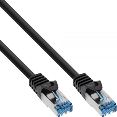 INLINE Mrežni kabel 73801S Cat6a S/FTP, 1 m, crni