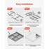 VEVOR Box Spring Queen baza kreveta, 2010x1510x102 mm, s tkaninom