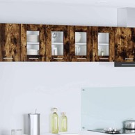 Viseći ormarić zidne Riga 2 pcs 60 x 31 x 40 cm, dimljeni hrast