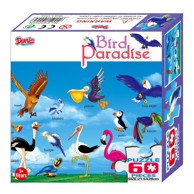 DENIS Puzzle Bird Paradise, 60 dijelova, 28x21.5 cm, 3+