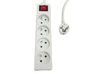 MICROCONNECT MC- produžna utičnica s 4 utičnice, bijela