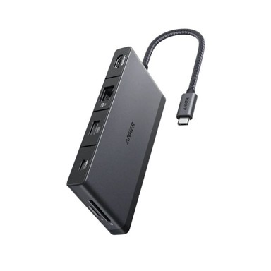ANKER Docking stanica 552, USB-C, 3x USB-A, 2x USB-C, 1x HDMI, 1x RJ45, 1x microSD/SD, crni