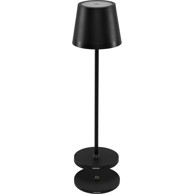 CENTURY Stolna lampa, LED, Lume Plus, 2,2W, 2700K, prigušiva, IP54, crna