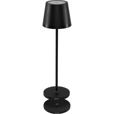CENTURY Stolna lampa, LED, Lume Plus, 2,2W, 2700K, prigušiva, IP54, crna
