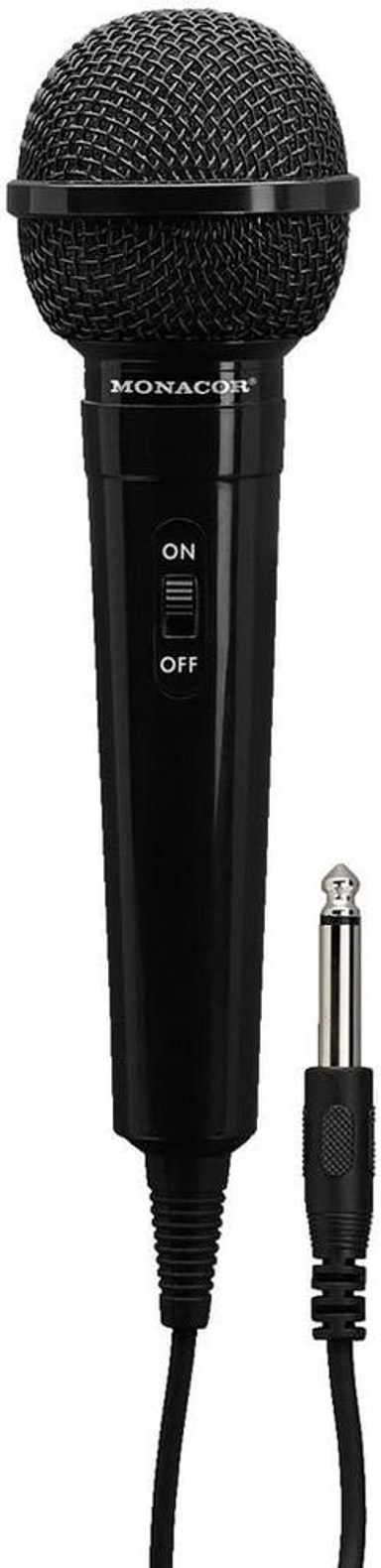 MONACOR Dinamički mikrofon DM-70/SW s 6,3 mm priključkom, crni