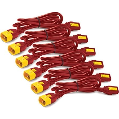 APC Kabel za napajanje AP8702S-WWX340, C13-C14, 0,61 m, crvena