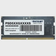 PATRIOT RAM memorija PSD516G480081S Signature, 16GB, DDR5 4800MHz, CL40, SO-DIMM, crna