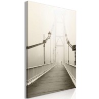 Slika Bridge in the Fog Vertical 80x120