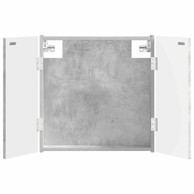 Kabinet za mete DELFT, betonska siva, 52,5 × 10,5 × 53,5 cm