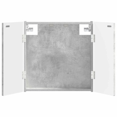 Kabinet za mete DELFT, betonska siva, 52,5 × 10,5 × 53,5 cm