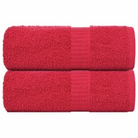 ŽABA Ručnici za pranje, 2 kom, 30 x 30 cm, 360 g/m², crveni