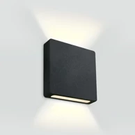 Zidna LED svjetiljka, LED, 2 W, 110 lm, 3000 K, 700 mA, IP65, crna