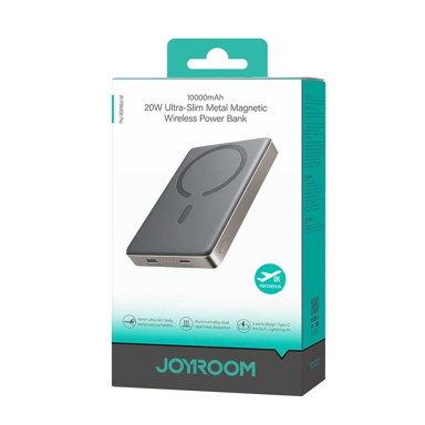 JOYROOM Punjač JR-PBM08 Pro, bežični, MagSafe, 20W PD, 10000mAh, titanium