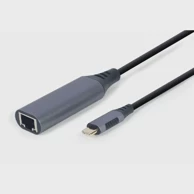 GEMBIRD Adapter A-USB3C-LAN-01 USB 3.2 Gen 1 Type-C, crni