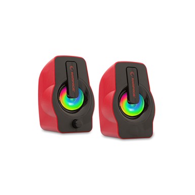 RAMPAGE Zvučnik RMS-G7 Falsetto LED Osvjetljenje 6W 2.0, crveni