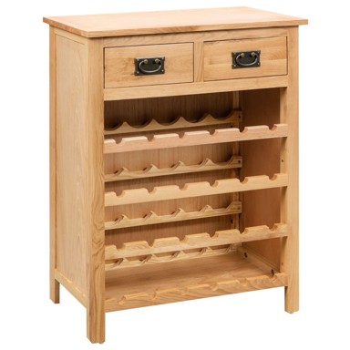 Ormarić za vino, 72 x 32 x 90 cm, masivna hrastovina