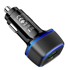 BOROFONE Auto punjač BZ14A Mercury, crni, USB + Type C, QC 3.0, PD 20W, 3A, sa Type C na Lighting kabelom