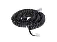 CABLETECH Spiralni telefonski kabel 1 m/7,5 m, crna