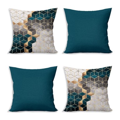 MINIMALIST CUSHION COVERS Jastučnice u setu od 4 kom 43x43 cm Optic