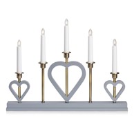 MARKSLOJD Sivi božićni svjetlosni ukras Melissa