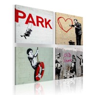 Slika Banksy urban inspiration 80x80