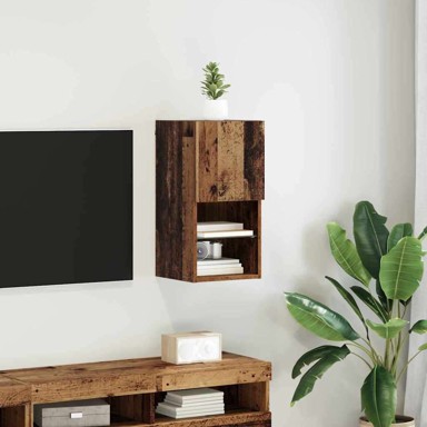 TV ormar za montažu na zid, 30.5 x 30 x 60 cm, staro drvo