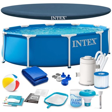 INTEX 28202ND Metal Frame montažni bazen s okvirom, 305 x 76 cm, set 15 u 1