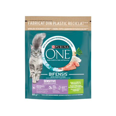PURINA Hrana za mačke One Sensitive 800 g, puretina