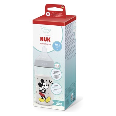 NUK Plastična bočica Perfect Match, 260 ml 3 m+, sortirane boje