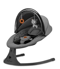 KINDERKRAFT LUMI 2 Električna njihaljka, siva