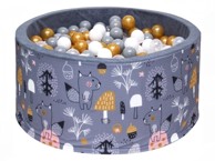 ELINELI Dječji bazen 90x40 cm, sa loptama 200 kom