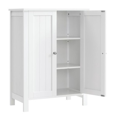 SONGMICS Kupaonski ormarić, 60 x 30 x 80 cm, bijeli