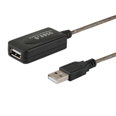 SAVIO USB produžni kabel CL-130, 10 m, crni (USB 2.0)