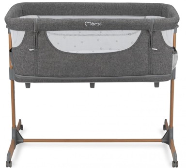 MoMi Dječji krevet SMART BED 4U1, sivi