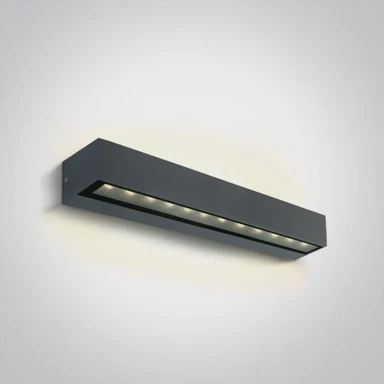 Zidna svjetiljka, LED, 2x10W, 3000K, IP65, L380, DM67526B2/AN/W, antracit