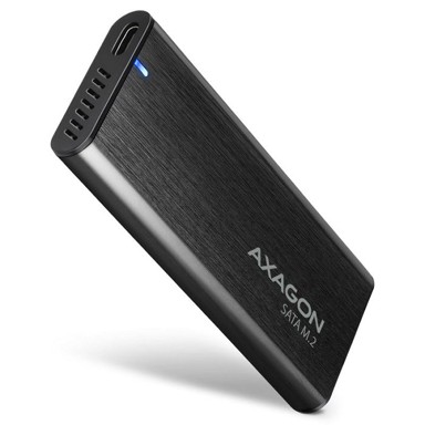 AXAGON Eksterno kućište EEM2-SBC, crno, M.2 SSD, USB-C 3.2 Gen 2