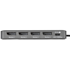 STARTECH Docking stanica QUAD-USB-DP-ADAPT USB 3.2 Gen 1 Type-C, siva