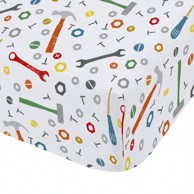 CATHERINE LANSFIELD Dječja plahta s gumom za bračni krevet 135x190 cm Digger Dreams