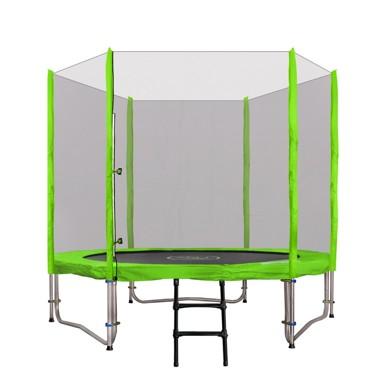 Trampolin, 244 cm, zeleni