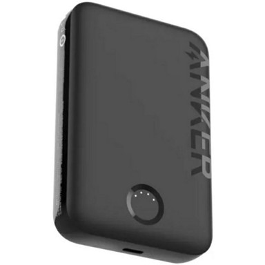 ANKER Powerbank Mag Go 321, 5000 mAh, 12W, crni