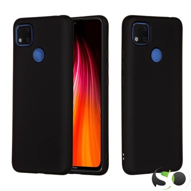 HQ Premium Quality Protuklizna silikonska maskica za Xiaomi Redmi 9C Mat Crna