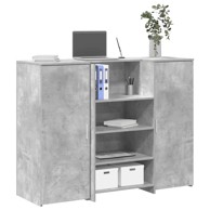 Radni stol 135x50x103,5 cm konstruiranog drva, siva
