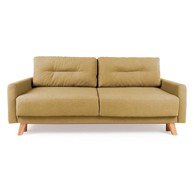 BONAMI SELECTION Žuti kauč na razvlačenje Pop, 214x97x96 cm